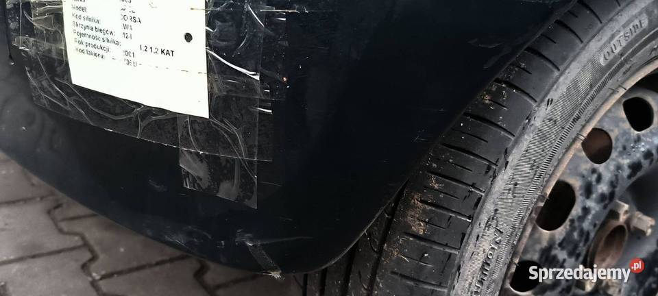 ZDERZAK TYŁ OPEL CORSA Z36U Pozostałe Lipno