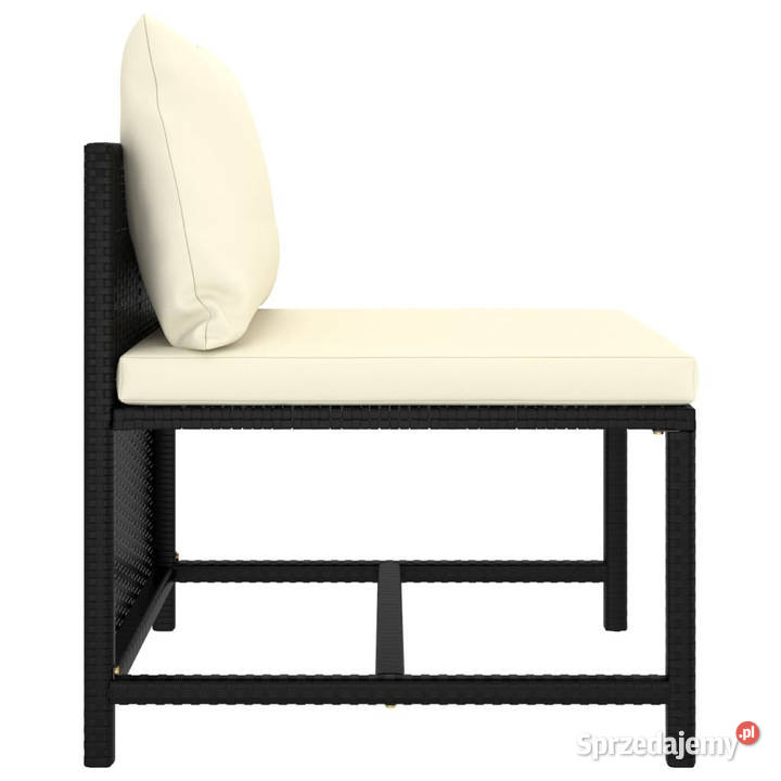 Środkowa sofa modułowa z poduszką polirattan