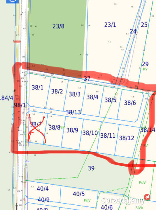Sprzedam działki budowlane Darłowa 40m Porzecze