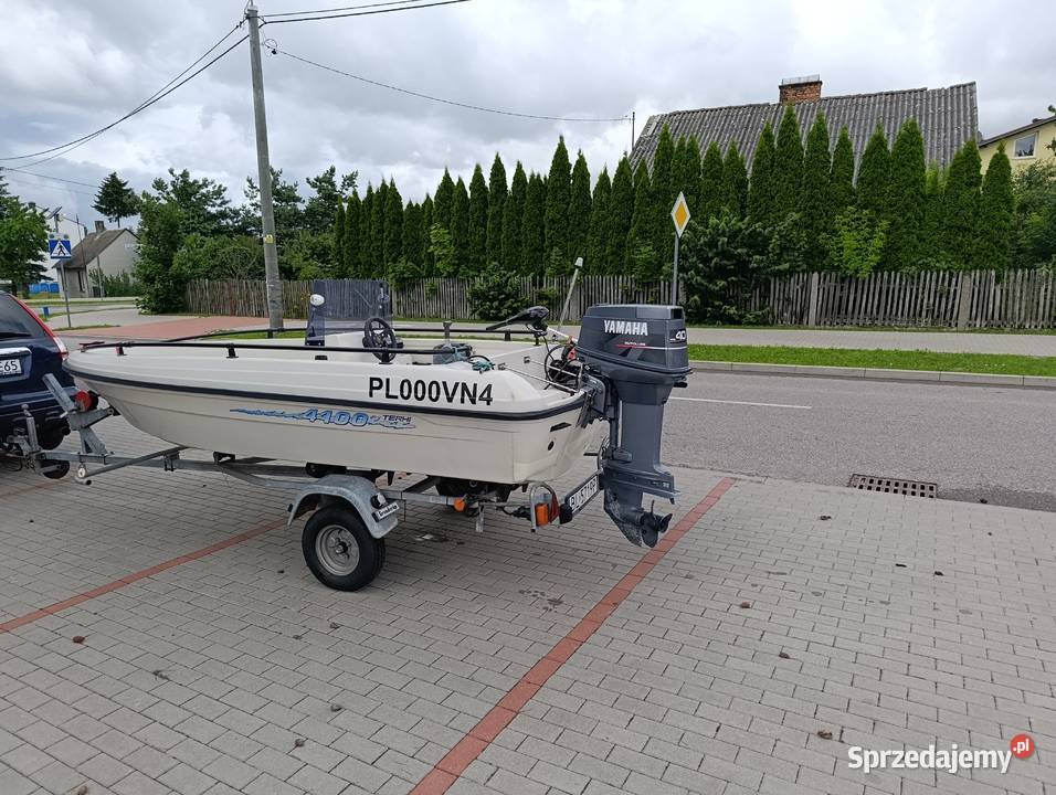 Łódź wędkarsko rekreacyjna terhi4100 Łodzie i motorówki Łomża