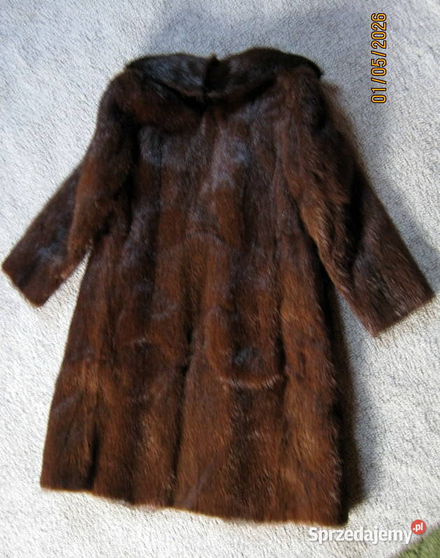 Futro z nutrii stan brązowy/beżowy małopolskie