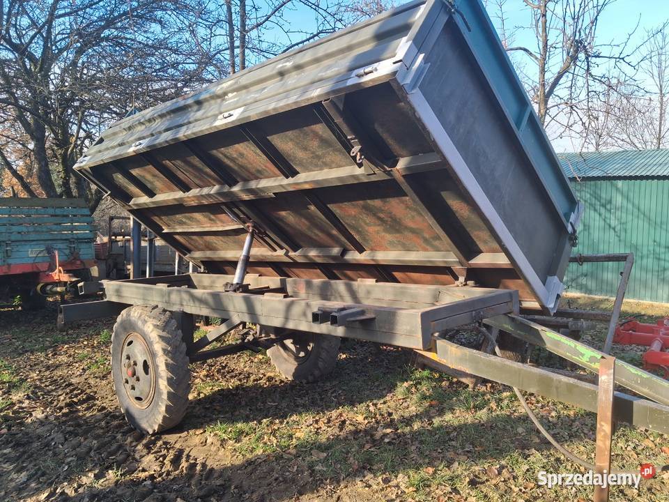 Przyczepa wywrotka 1osiowa Jasło