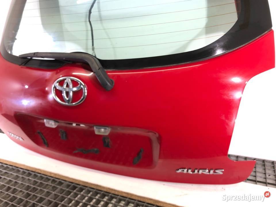 KLAPA TYŁ TOYOTA AURIS I Hatchback 0612 TYLNA