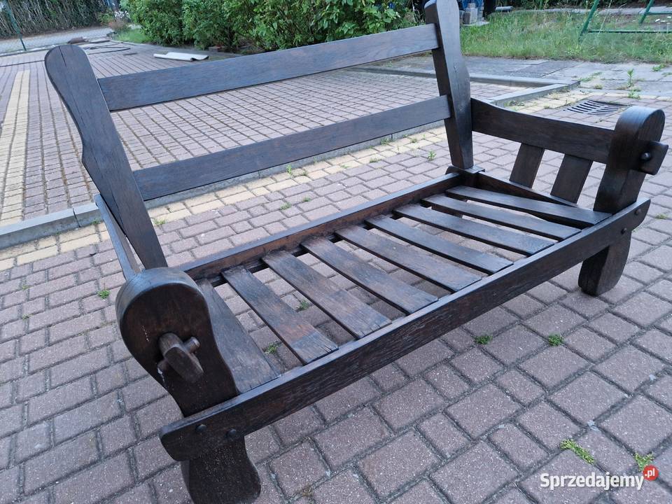 Solidny drewniany stelaż sofy ławki kanapy Ciechocinek