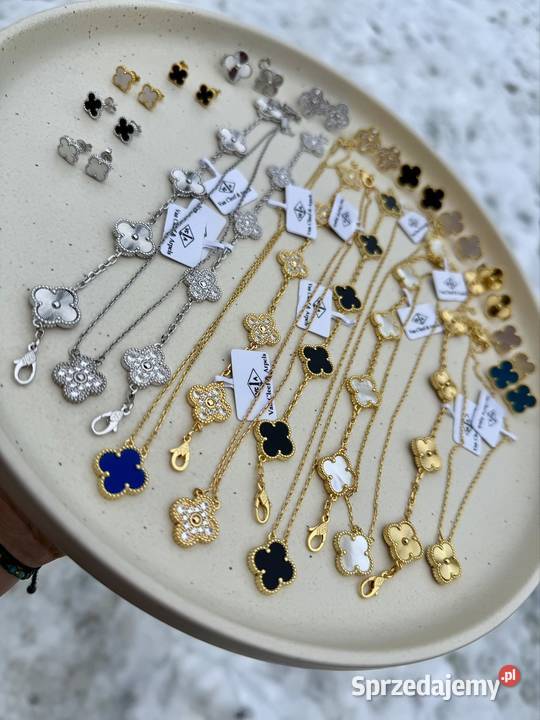 Kolczyki naszyjnik bransoletka łańcuszek VC mazowieckie Warszawa
