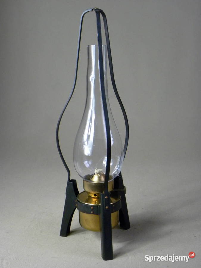Lampa naftowa na trójnogu lampka sprzedam