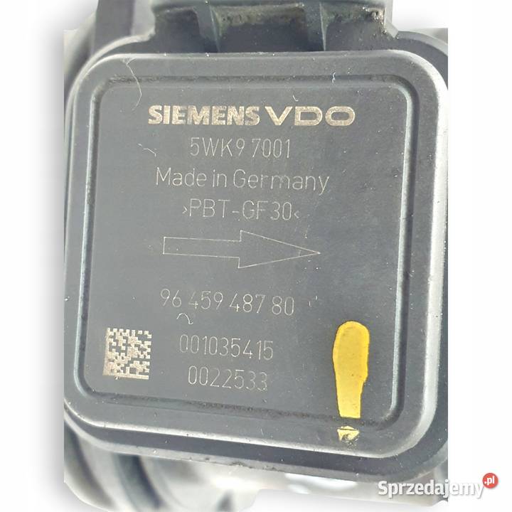 PRZEPŁYWOMIERZ Peugeot 407 27 HDi 9645948780 Przepływomierze
