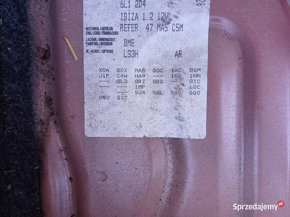 Seat Ibiza III 12 benzyna gaz Lipusz