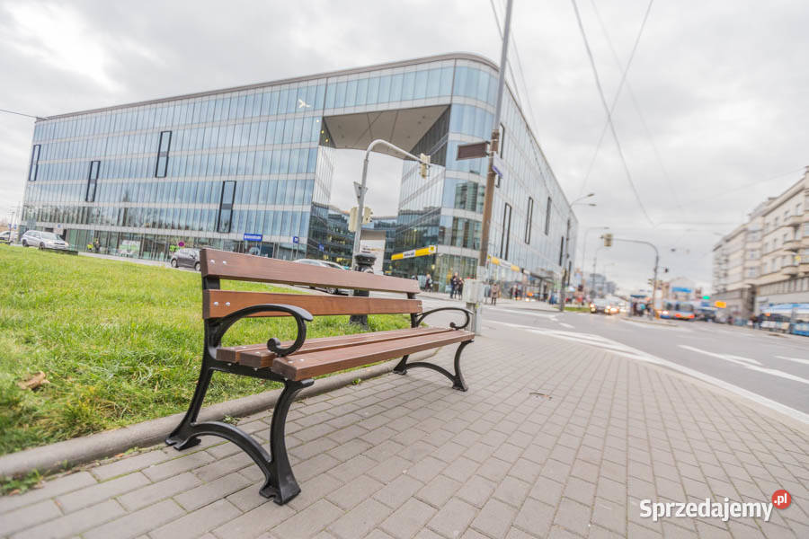 miejska parkowa ławka nogi żeliwne gartenbank Gołdap sprzedam