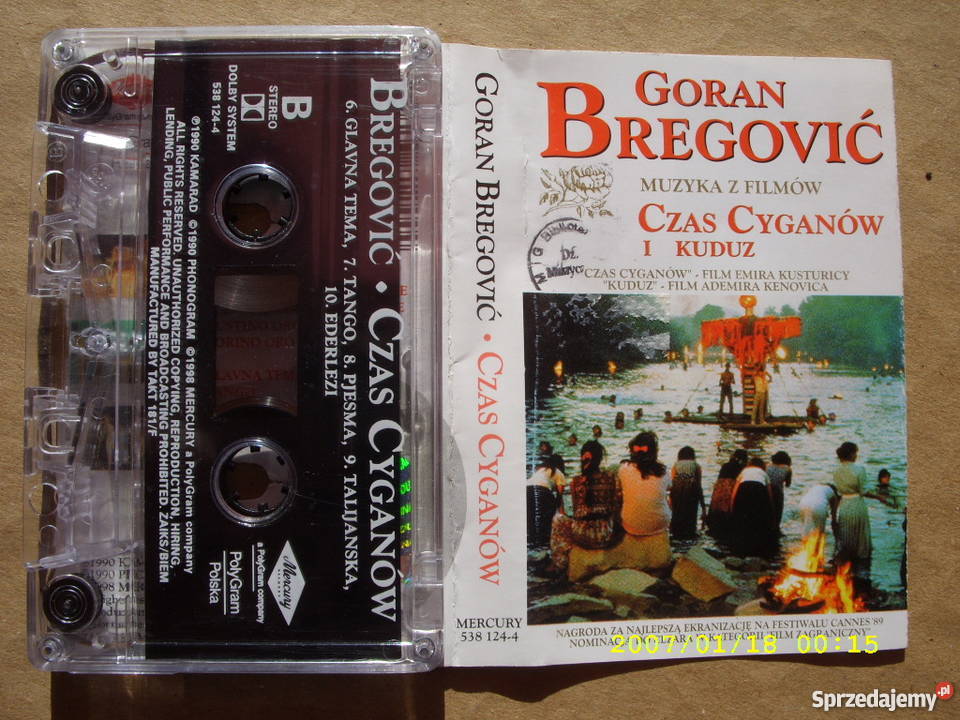 Filmowa kaseta GORAN BREGOVICCZAS CYGANOW Wołów sprzedam