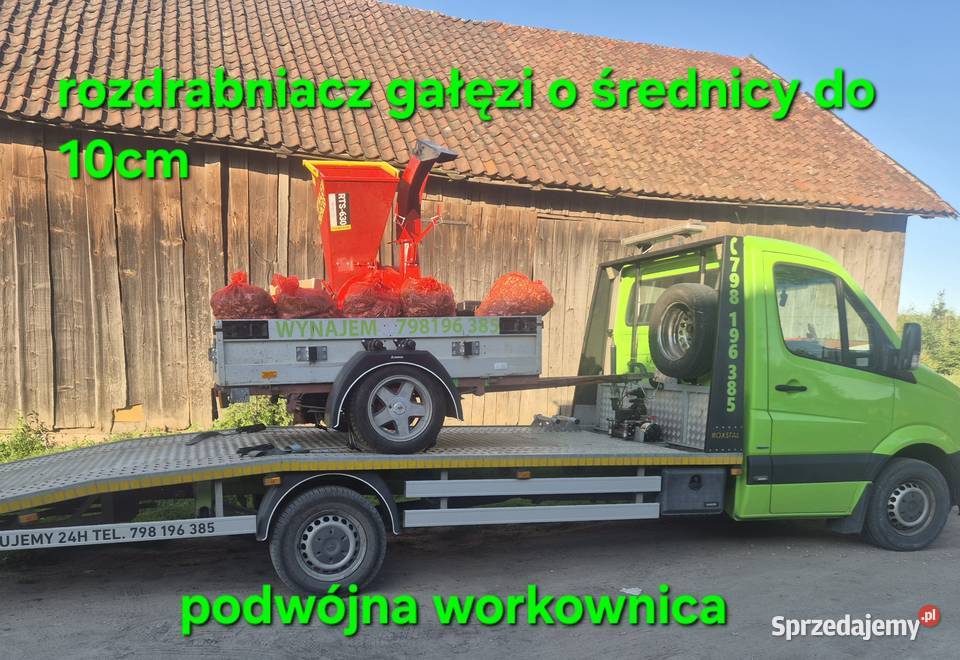 Wynajem Rębaka Glebogryzarka Agregat warmińsko-mazurskie Barczewo