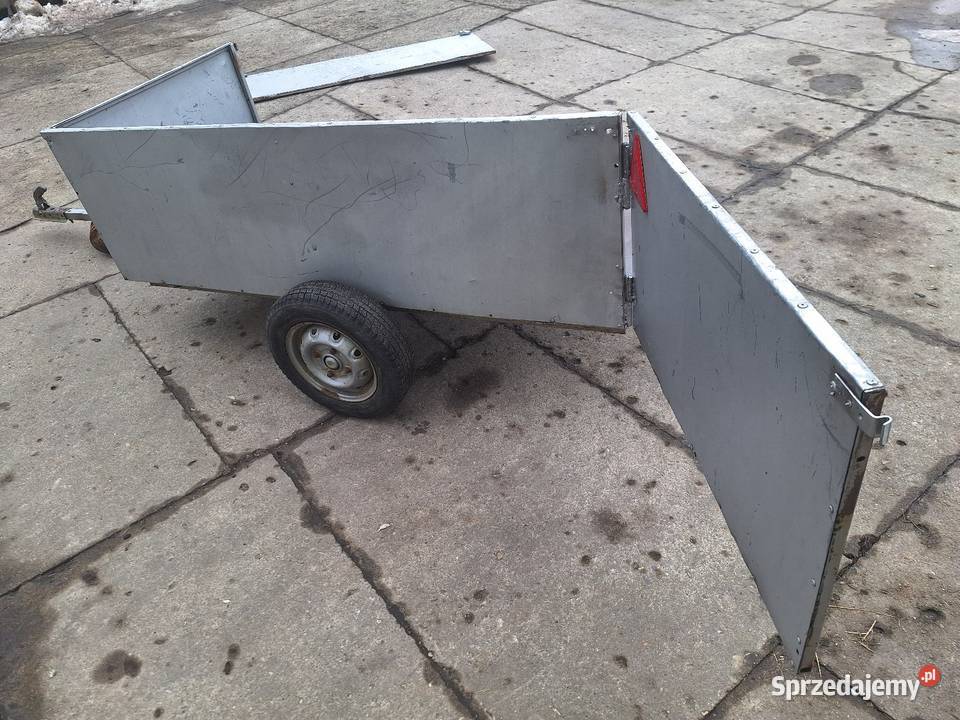 Przyczepka leśna ogrodowa do quada wąska nisko Mogilany sprzedam