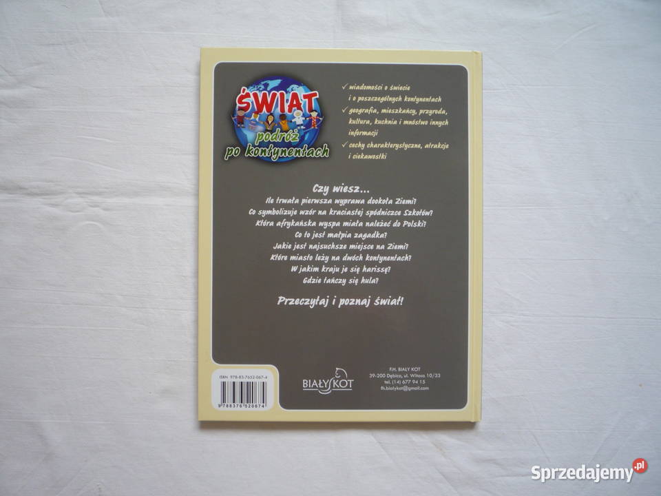 NOWA Świat podróż kontynentach Twarda Okładka Szczecin