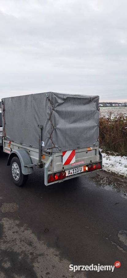 Przyczepka samochodowa lekka 750 super stan Dębska Kuźnia