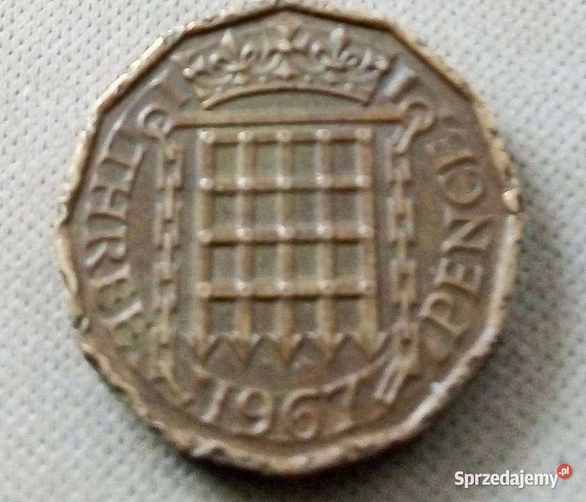 WIELKA BRYTANIATHREE PENCE1967 r 2