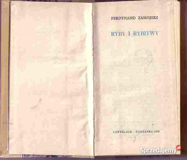 4820 RYBY I RYBITWY FERDYNAND ZAMOJSKI Czyrna