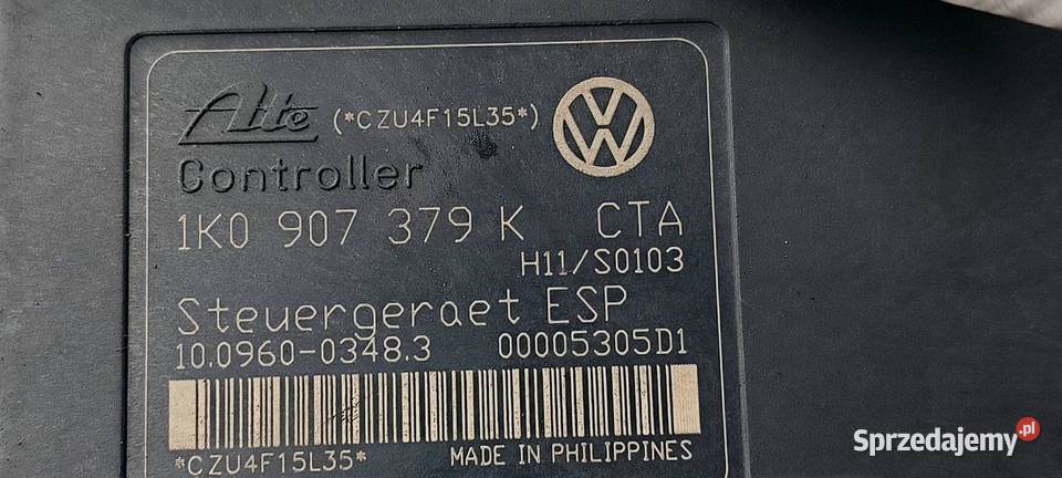 POMPA ABS HAMULCOWA VOLKSWAGEN TOURAN 1K0907379K Lipno sprzedam