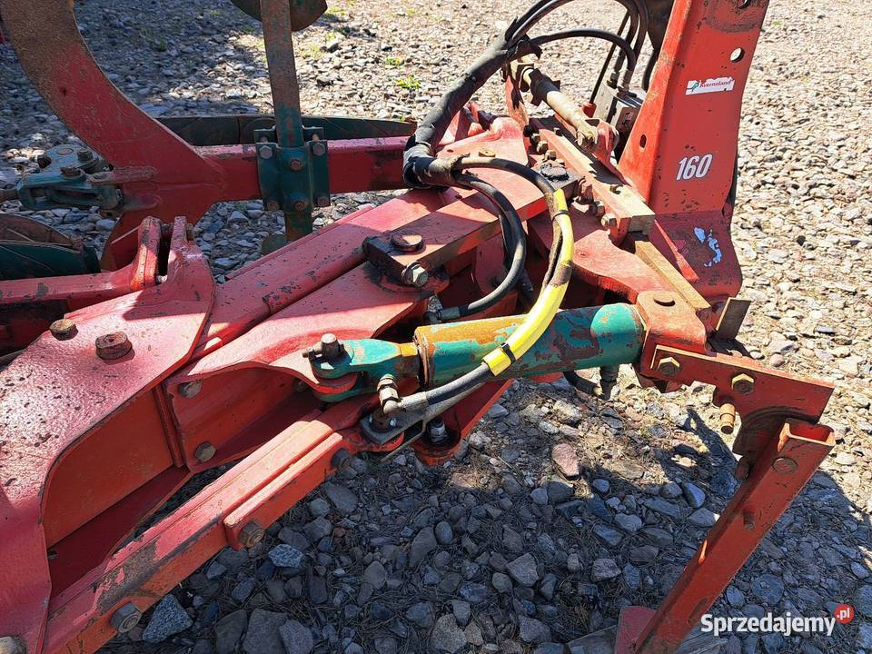 Pług obrotowy KVERNELAND EG 85 vario 4 skiby Kłodawa sprzedam