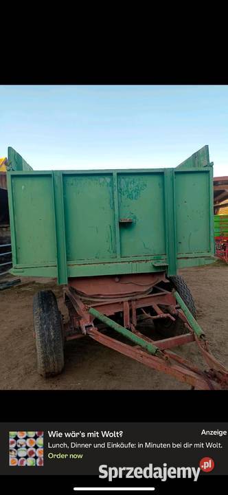 Przyczepa 12 t Wywrotka Niemcy nieuszkodzony Zamość sprzedam