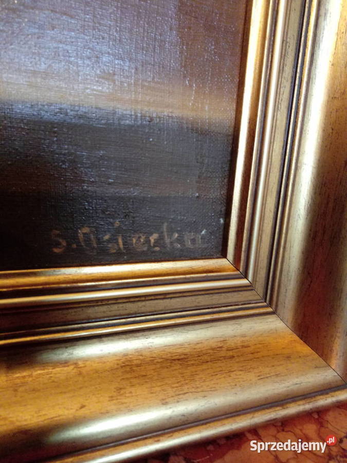 obraz olejny kwiaty na płótnie ręcznie malowany mazowieckie Piotrówek