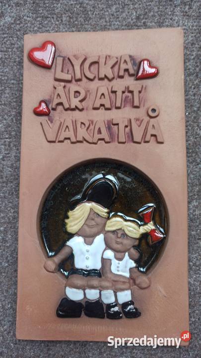 Kafel ceramiczny Jie Gandofta Sweden Szczęście Gdańsk