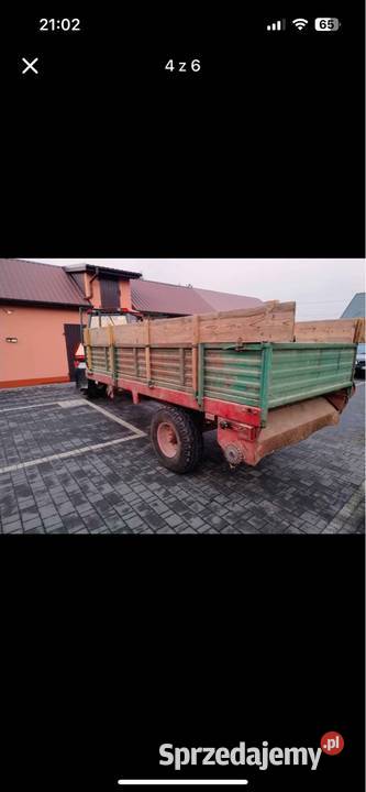 Rozrzutnik jednoosiowy Rozrzutniki obornika lubelskie Krasew sprzedam