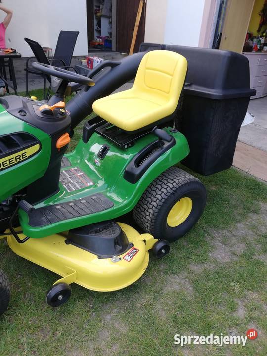 Traktorek kosiarka z koszem John Deere Łosie sprzedam