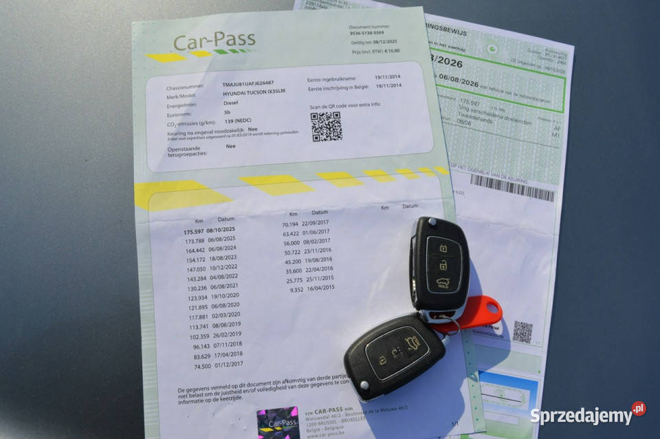 Hyundai ix35 17 CRDi 100 bezwypadkowy Hrubieszów