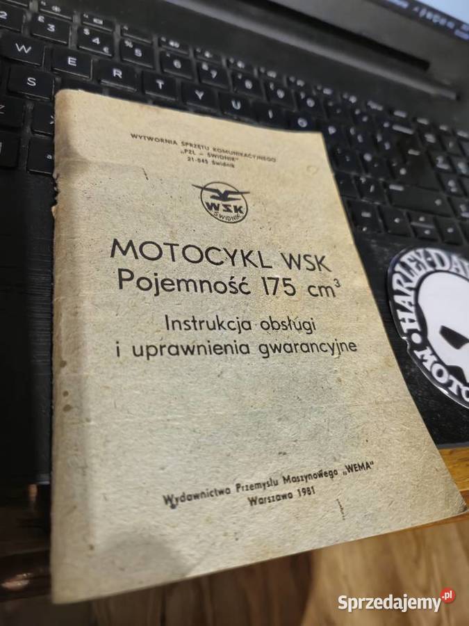 Instrukcja obsługi WSK 175 kupiony w polskim salonie Krosno