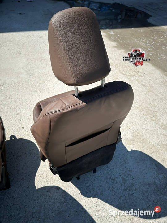 FOTELE Oryginalne Zestaw Skóra KOMPLET Mercedes