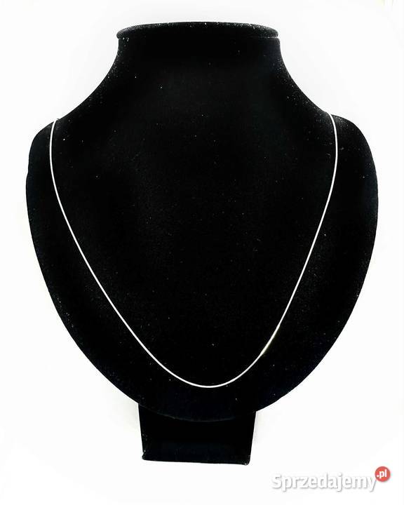 Nowy Rodowany Srebrny Łańcuszek pr 925 335g Dł Elbląg