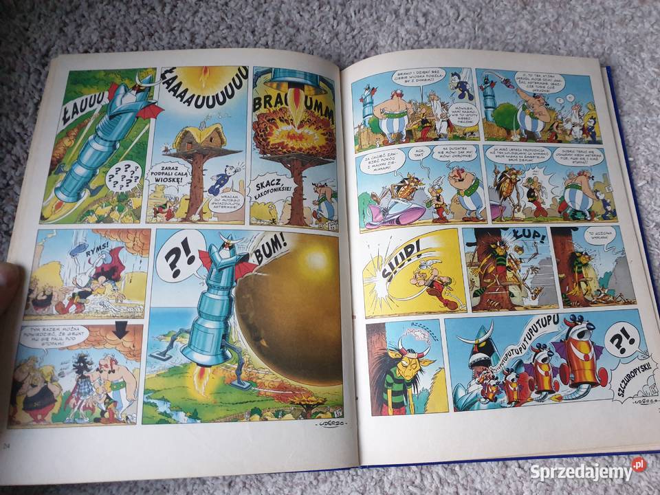 Asteriks Kiedy Niebo Spada Na Głowę wydanie z Komiksy pomorskie Gdynia