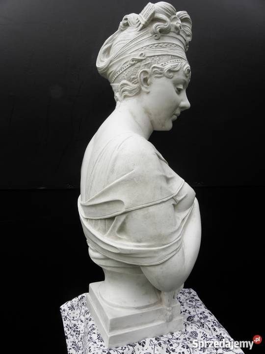 Rzeźba Popiersie 65 marmur carrara Poznań
