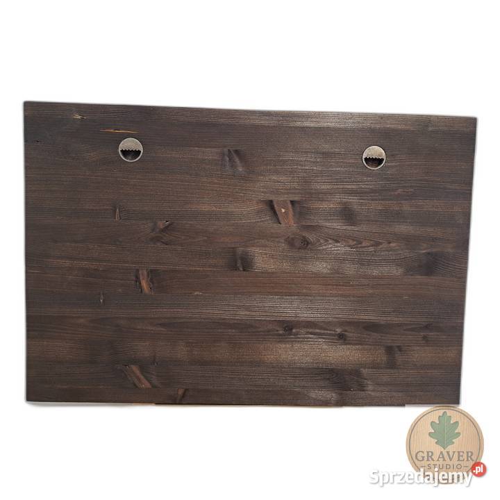 Płaskorzeźba drewniana fale wody dekoracja zachodniopomorskie Malechowo