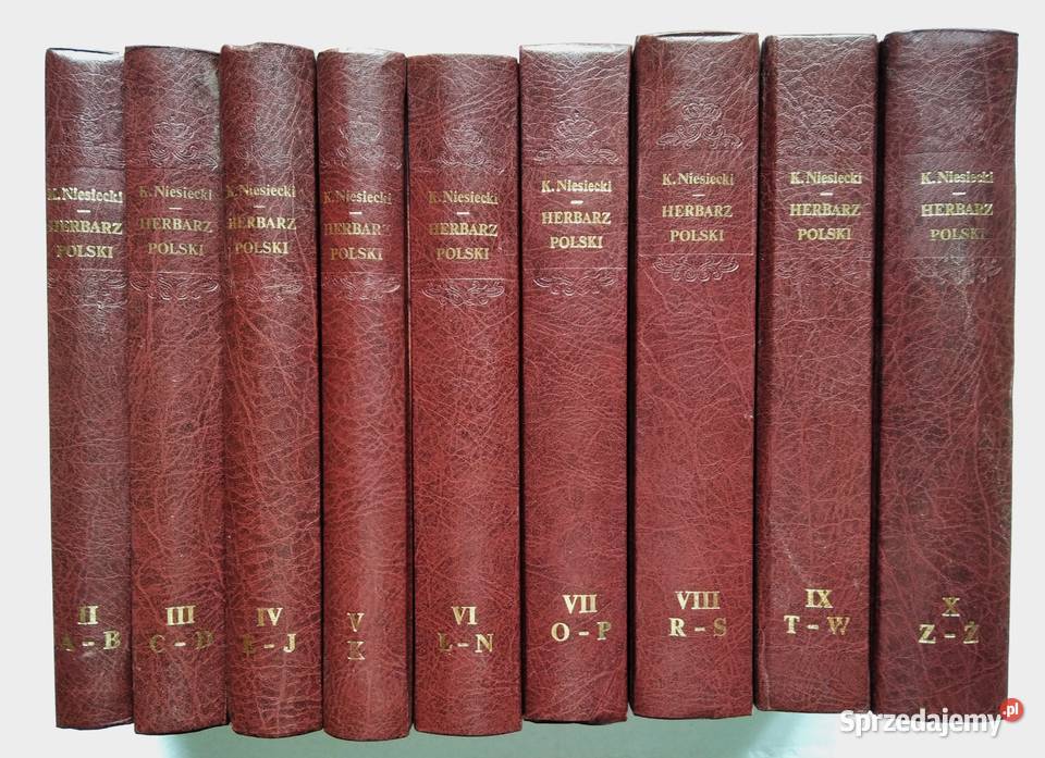 HERBARZ POLSKI Kasper Niesielski Zestaw Komplet Gdańsk