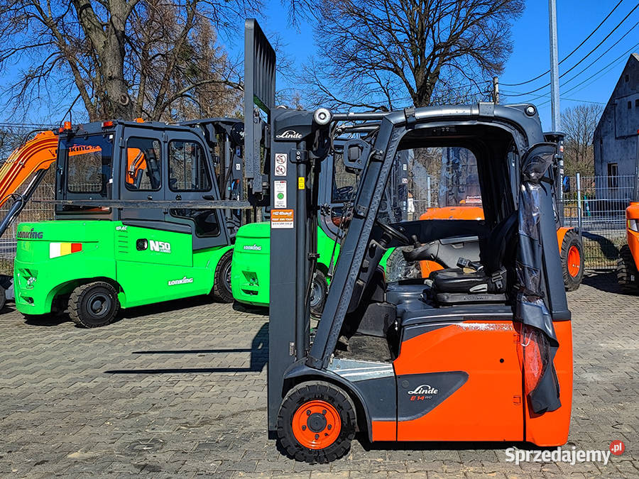 Wózek widłowy elektryczny Linde E1402 14 t Kęty