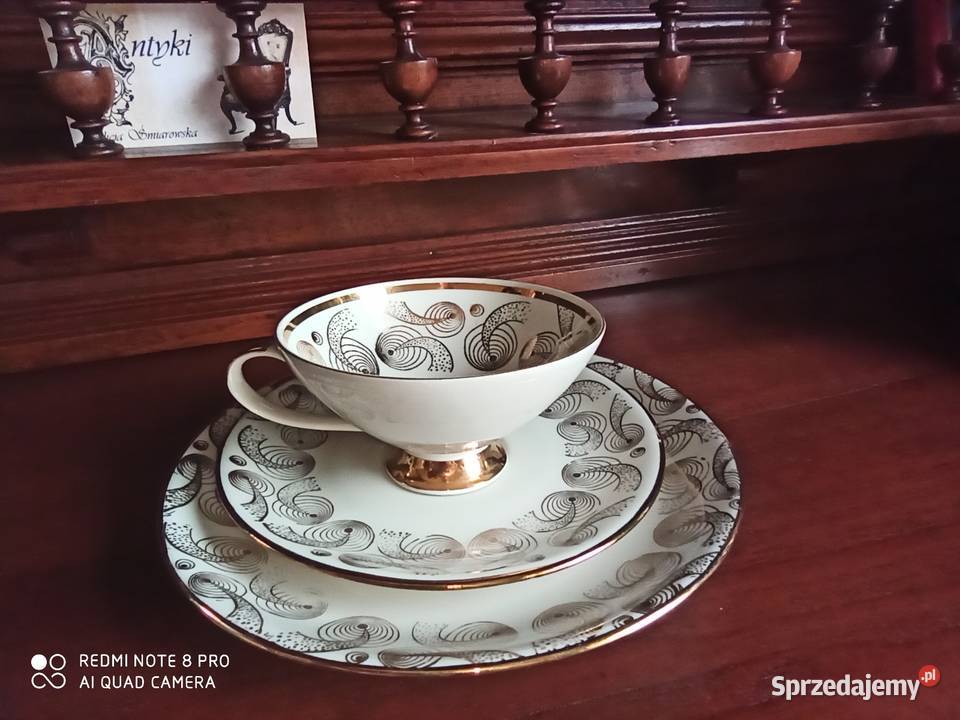 Filiżanka z talerzykiem deserowymRenie Qualitets sprzedam