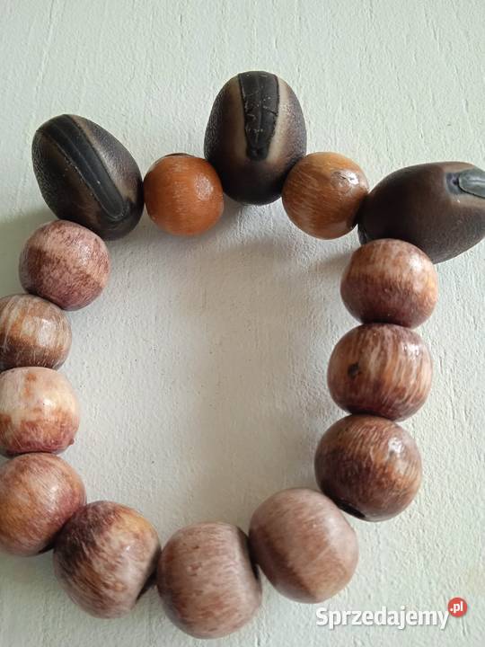 BRANSOLETY Z NASION DRZEW TAGUA BAWOLE OCZY Piła