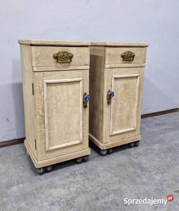 Dębowe Szafki Nocne Szafka Nocna AntykiMarki mazowieckie Marki
