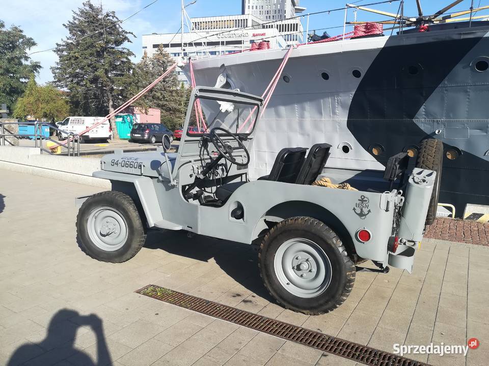 JEEP WILLYS CJ3A NAVY ZAREJESTROWANY na ZABYTEK Willys sprzedam