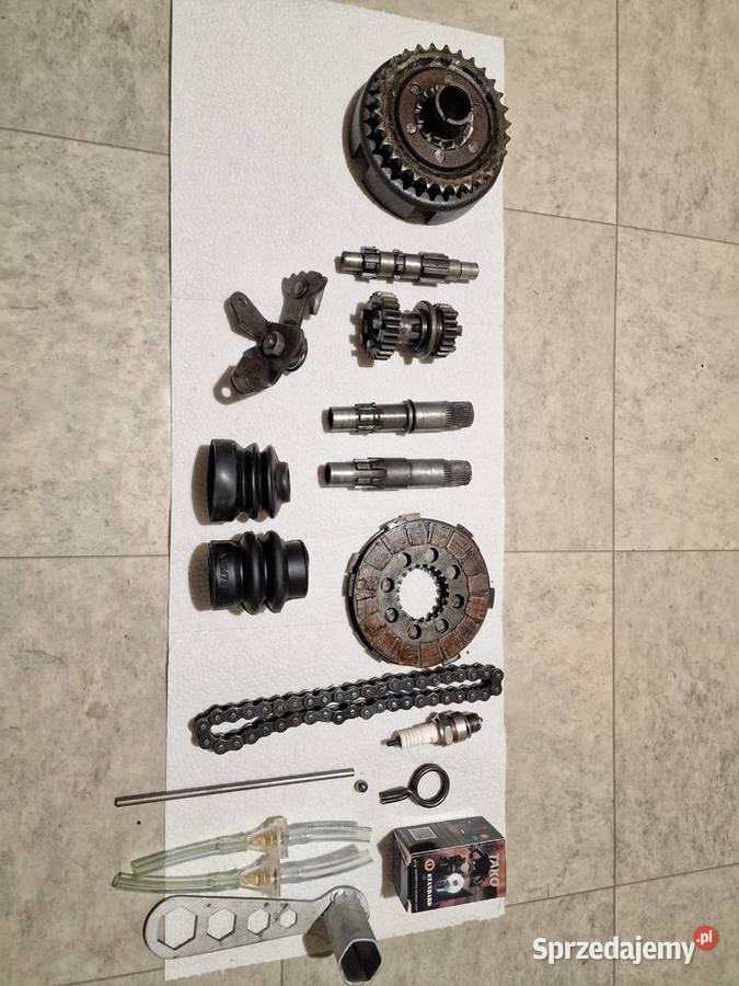 Cześci wfm 125 pozostałości motocyklu Grodzisko Dolne