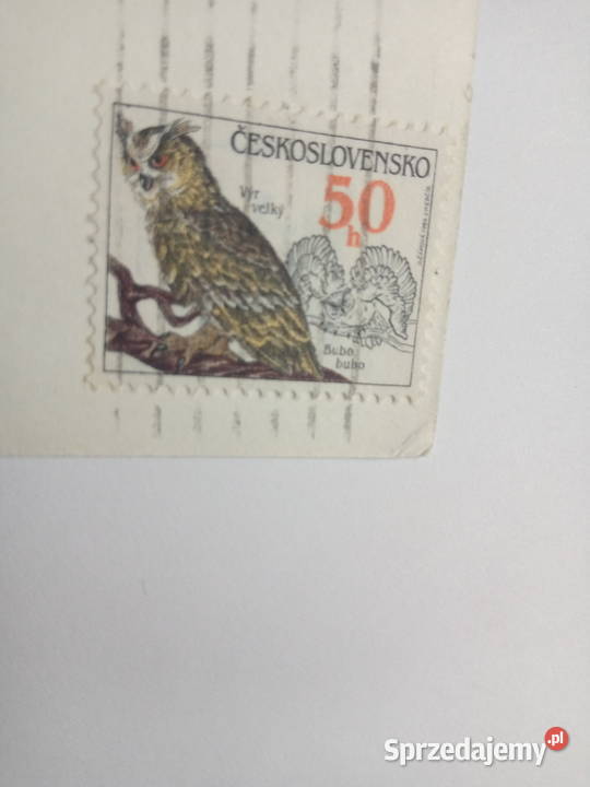 Pocztówka Zamek esky Krumlow 1990r Znaczek Dąbrowa Górnicza sprzedam