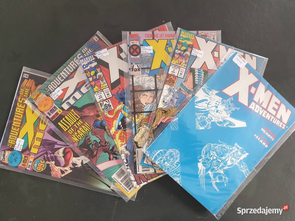XMen Adventures zestaw 6 oryginalnych komiksów pomorskie Gdynia