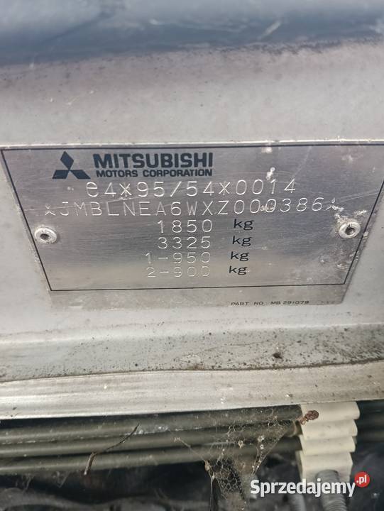 GALANT VIIIGALANT 8 Kompletny przodCzesci przodu Rok produkcji 2002 pomorskie