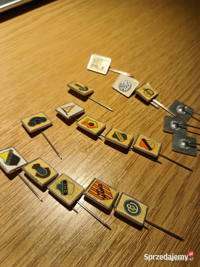 Stare holenderskie odznaki klubowe Wronki sprzedam