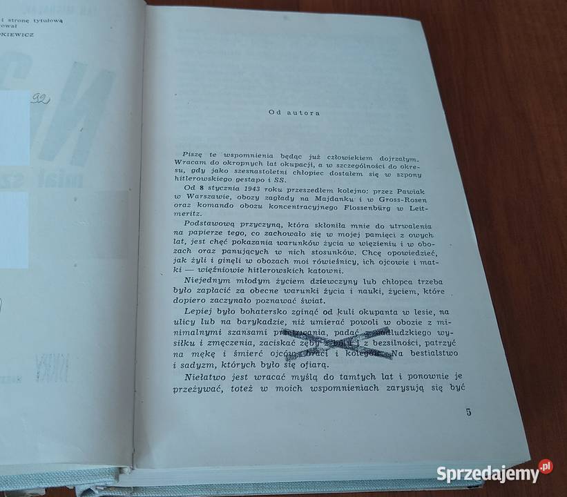 3273 miał szesnaście lat Jan Michalak Gdańsk sprzedam