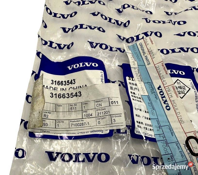 VOLVO XC90 II tylna prawa listwa zderzaka chrom Bielany Wrocławskie