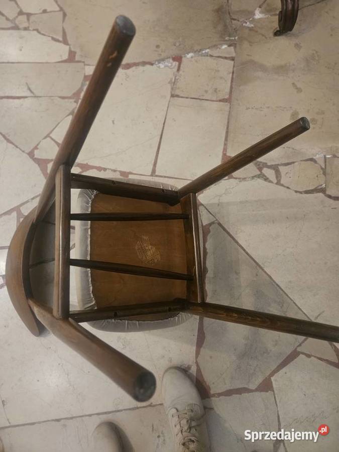 Komplet 5 krzeseł PRL lubelskie Lublin