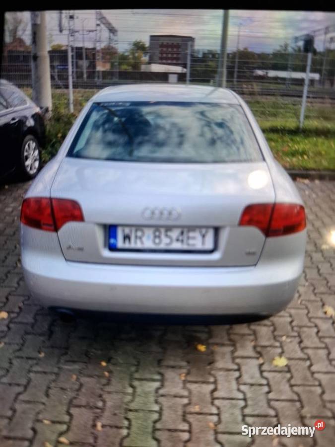 Audi A4B7 2007 16 benzyna 102 sedan przebieg Radom