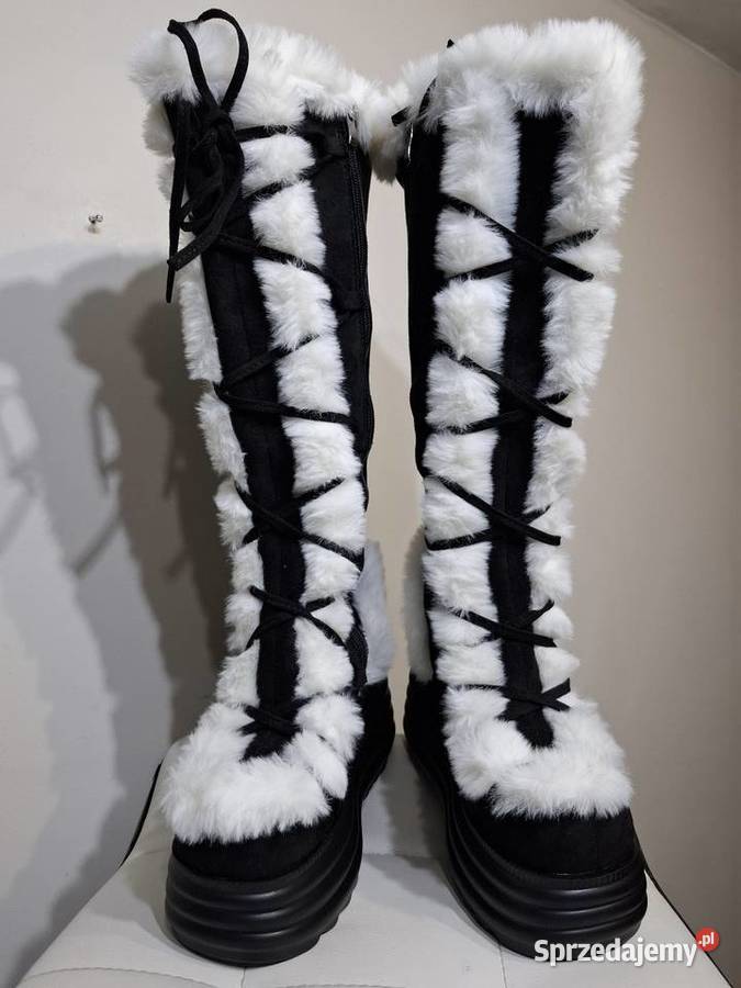 Śniegowce 36 yeti platformy zimowe kozaki buty